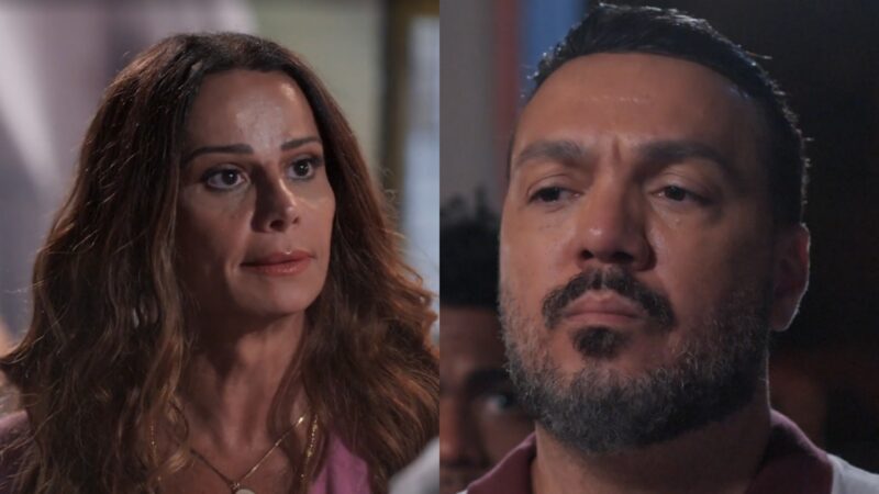 ‘Três Graças’: Cena de Belo e Viviane Araújo na cama divide a web: ‘Teve erro aí’