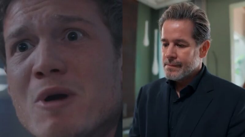 Três Graças: Ferette desgraça a vida de Viviane e Leonardo dá cuspida na cara do pai: ‘Bandido!’