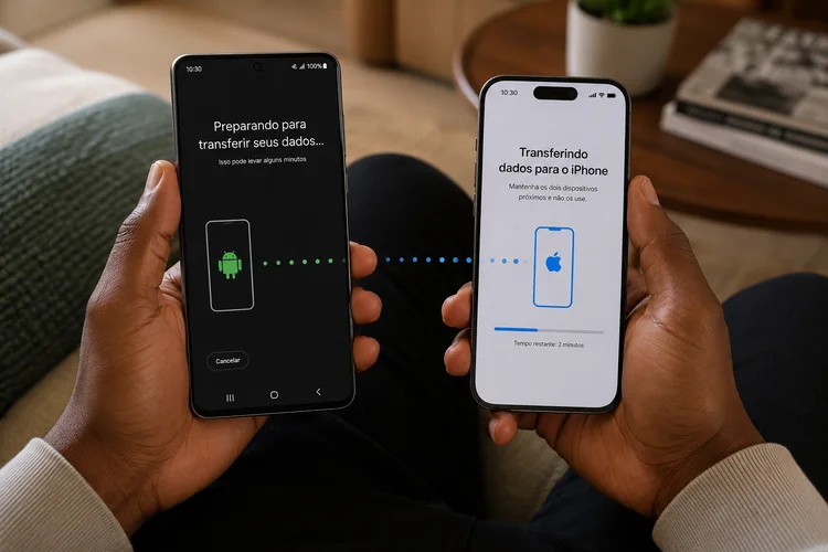 Trocou de celular? Veja como migrar entre Android e iPhone sem perder nada