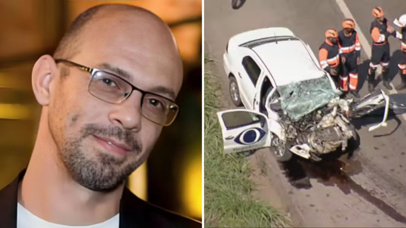 Urgente! Cinegrafista da Band morre e repórter fica gravemente ferida em acidente