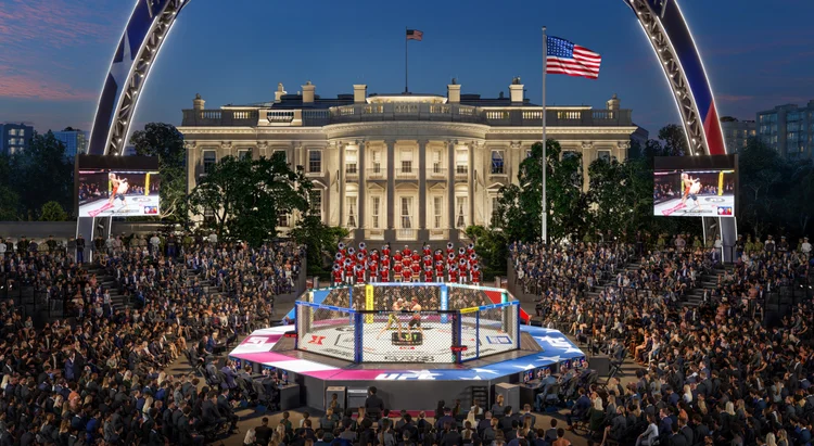 US$ 60 milhões e uma 'garra' de 600 toneladas: como será o UFC de Trump na Casa Branca