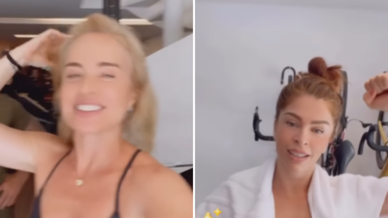 Veja o que Angélica acha do corpo de Grazi Massafera