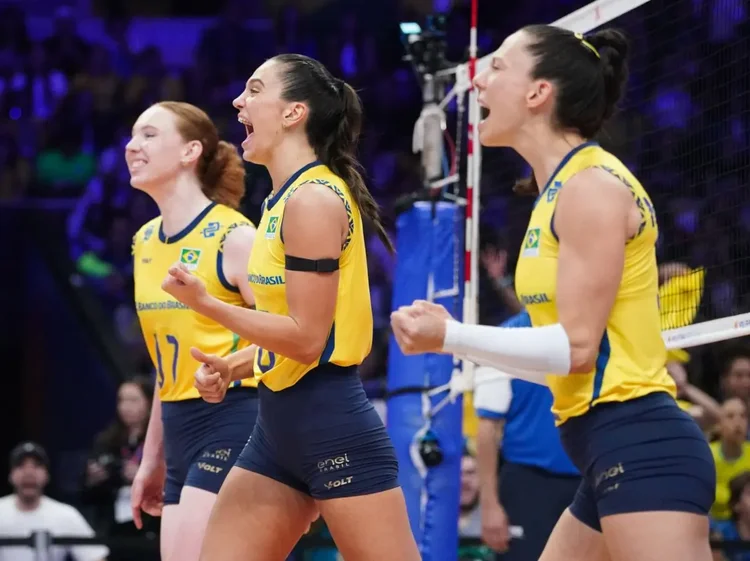 VNL 2026: horário e onde assistir ao jogo de vôlei feminino do Brasil hoje
