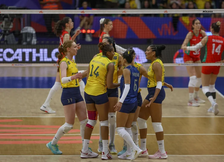 VNL 2026: horário e onde assistir ao jogo de vôlei feminino do Brasil x Itália hoje