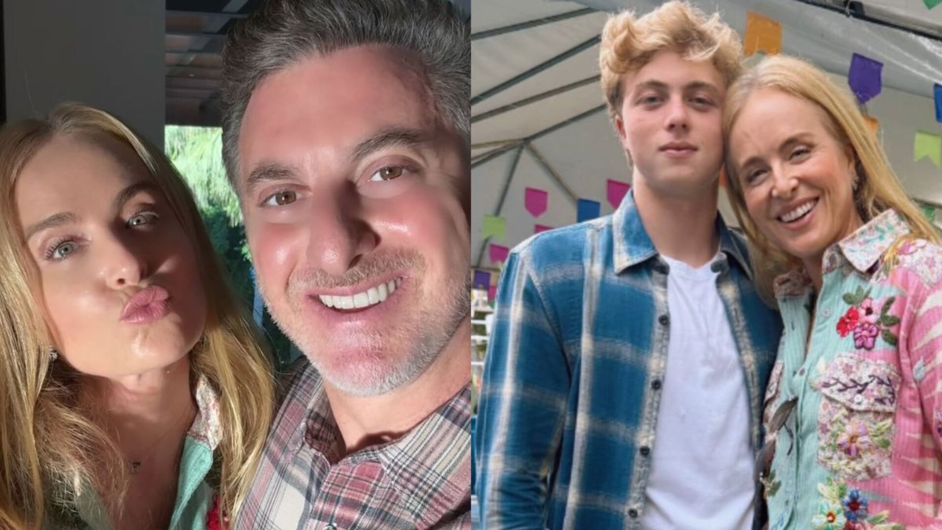 Web descobre quem trocou beijos com filho de Angélica e Luciano Huck em área vip