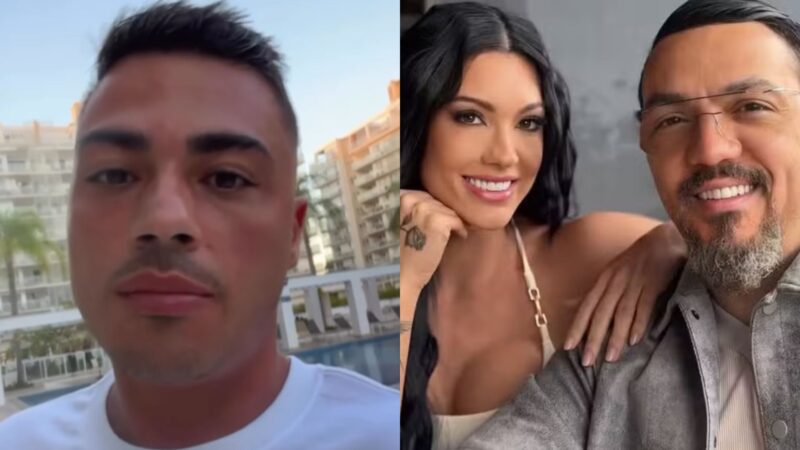 Web detona cena de Belo com filho de Rayane Figliuzzi e ex-marido manda recado: ‘Criança não’